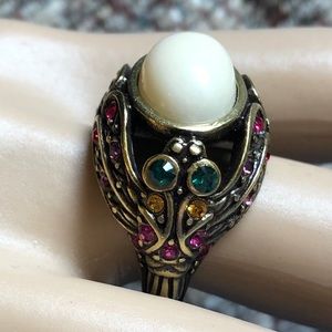 Heidi Daus Dragonfly Art Deco Size 8 ring